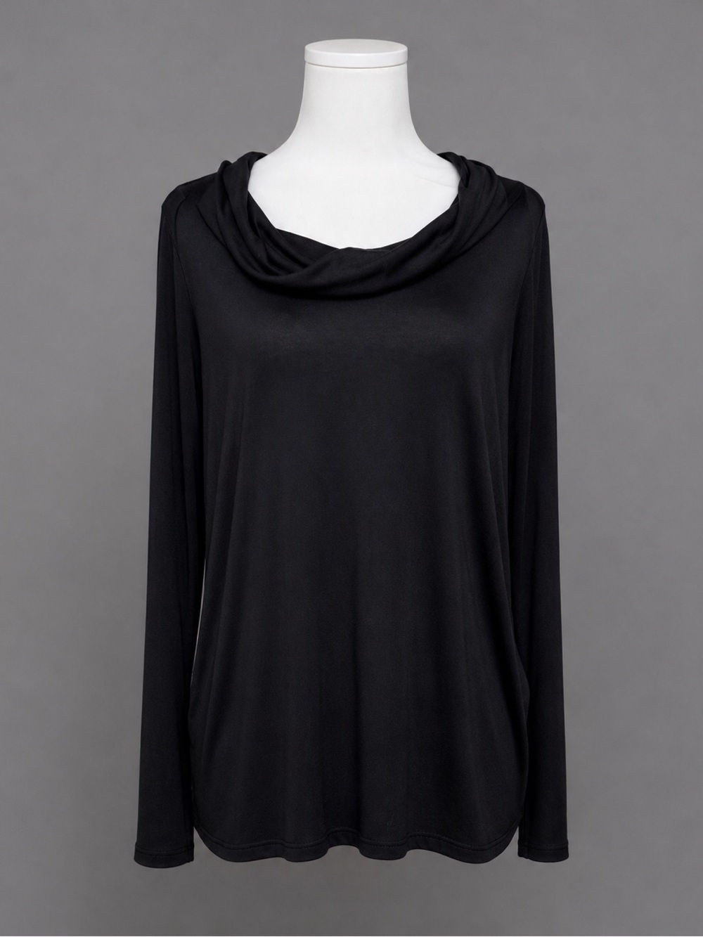 Twenty Size XS Oversized Black Cowl Neck Blouse